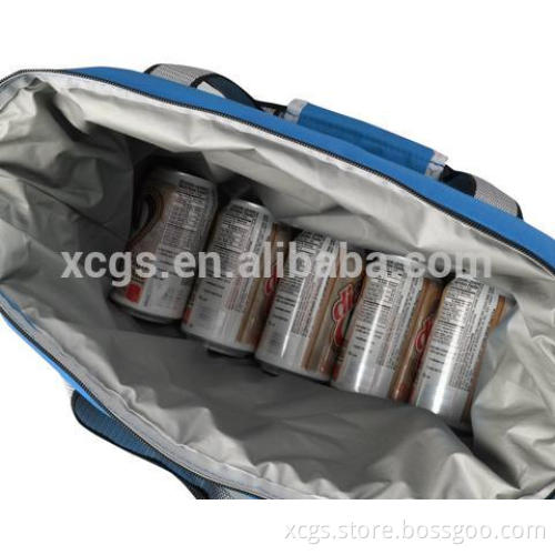 Blue colors non woven lunch cooler bag